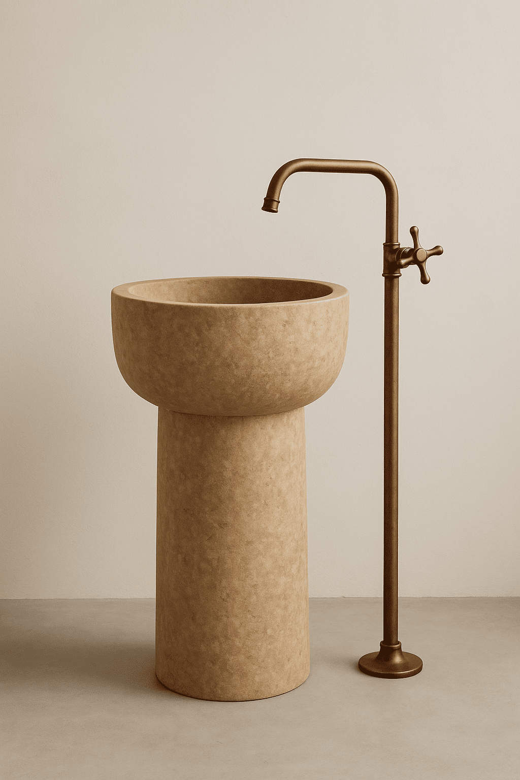 Grifería para lavamanos de piso