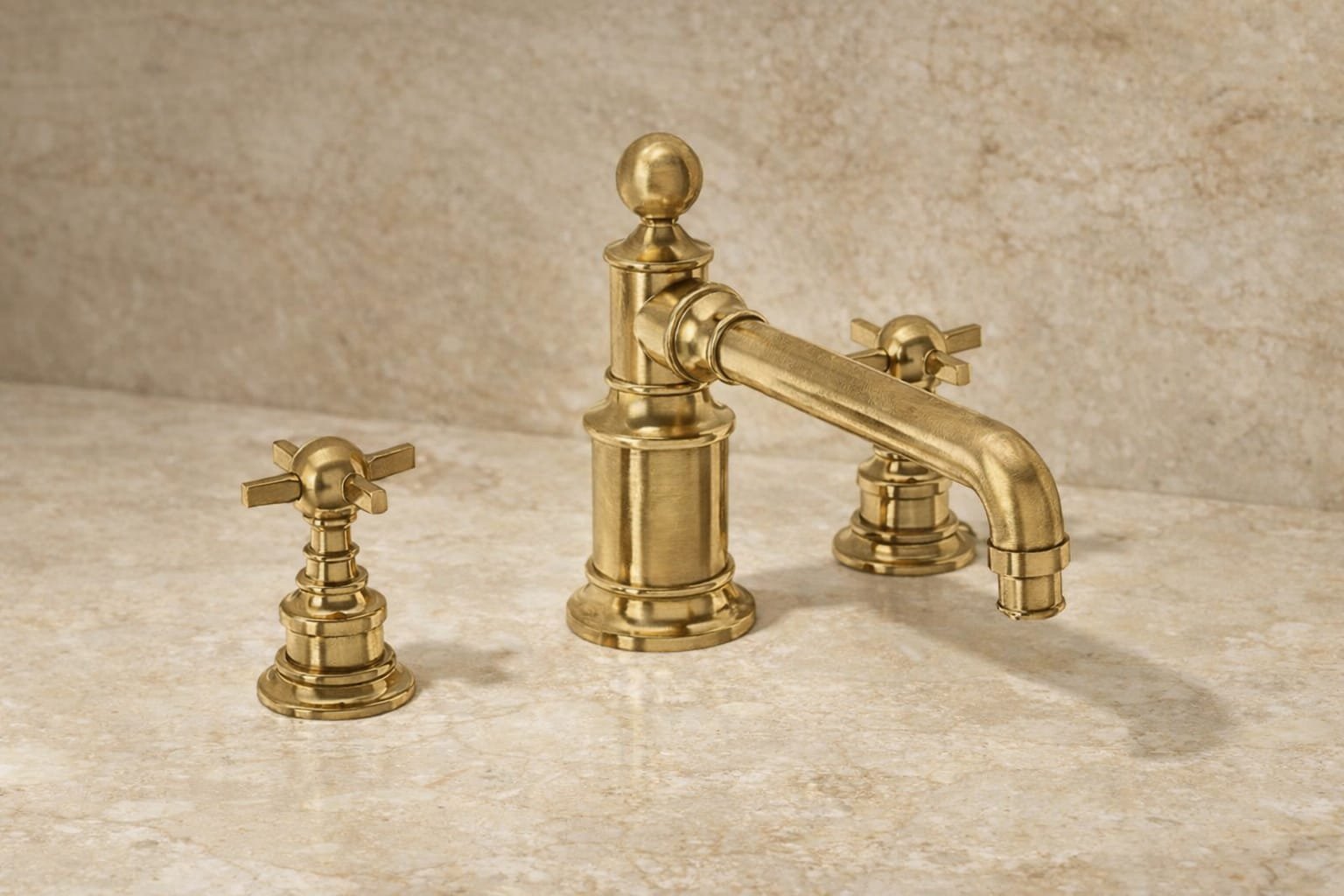 Mezclador 8 pulgadas con manijas en cruz para lavamanos