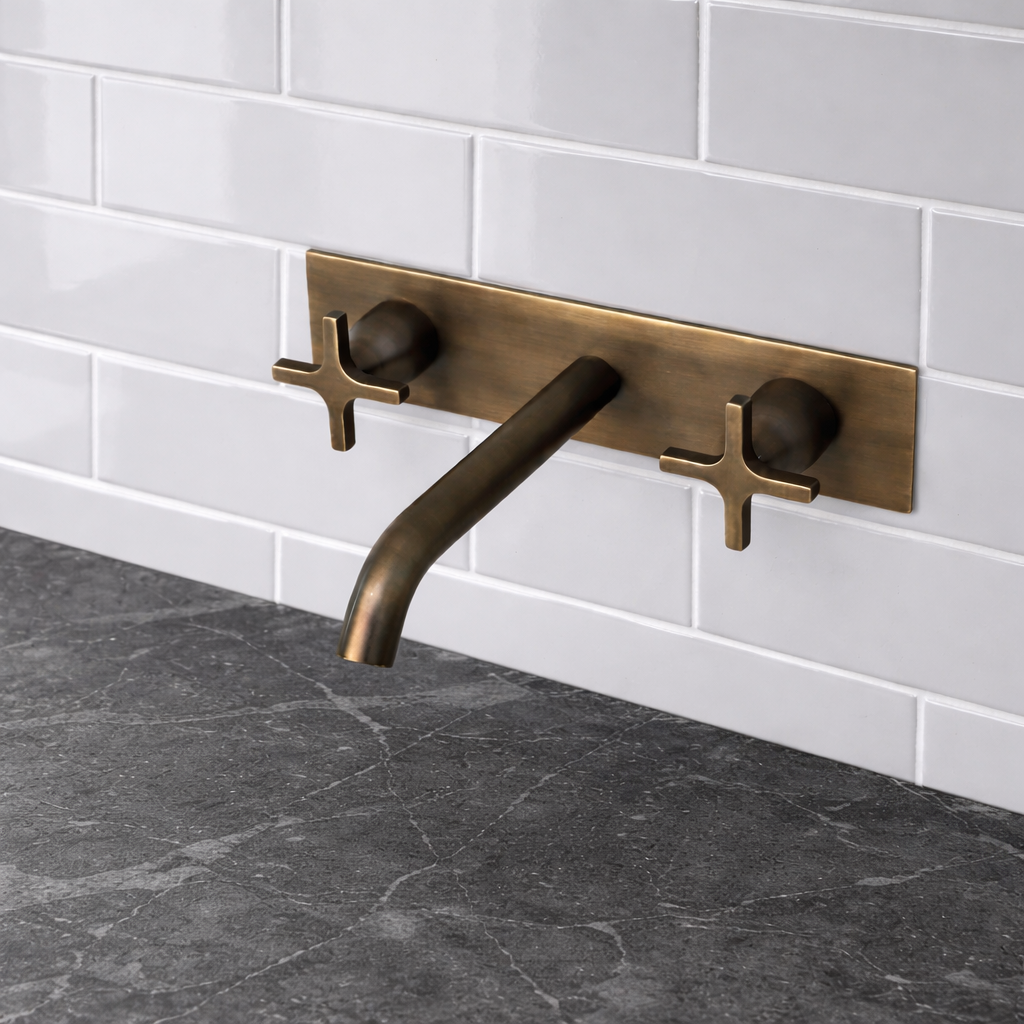 Mezclador 8 pulgadas de pared personalizado en bronce para proyectos