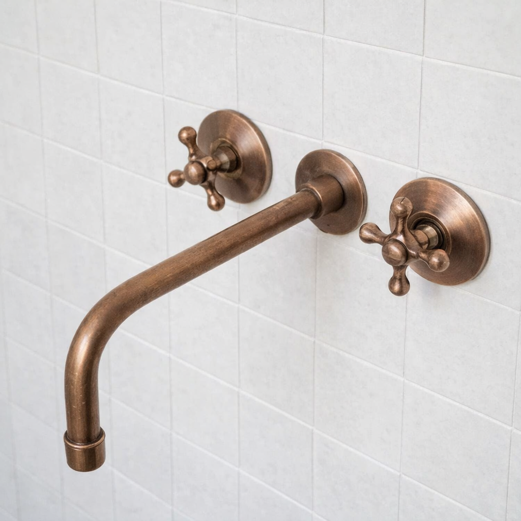 Mezclador 8 pulgadas para tina - pared