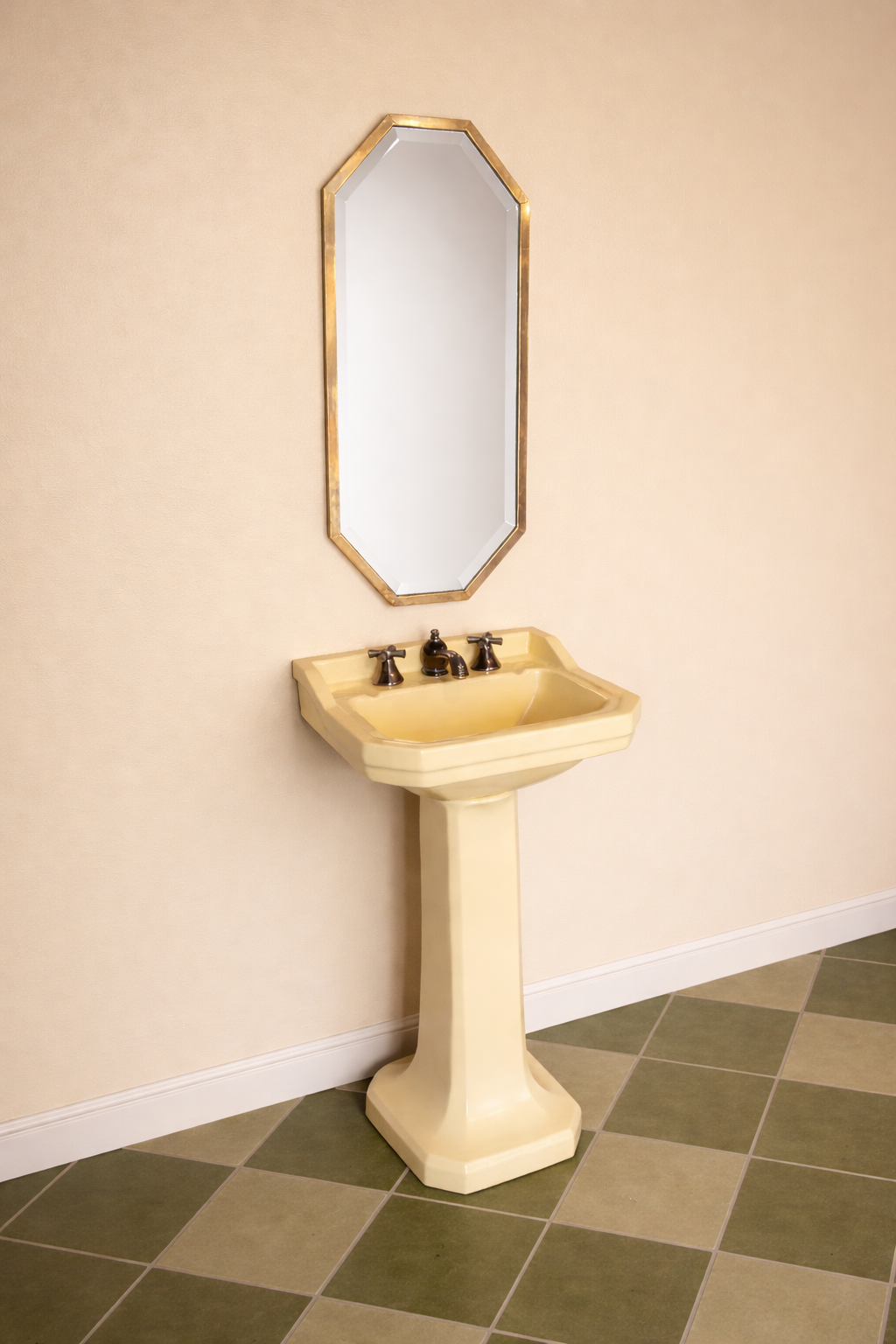 Lavamanos porcelana tipo clásico