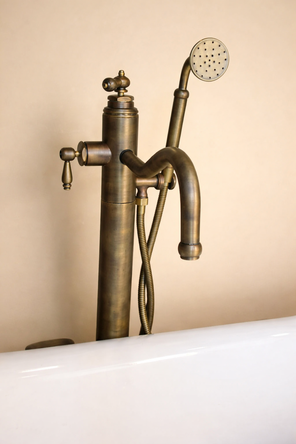 Griferías para tina en bronce artesanal - Sinú Design