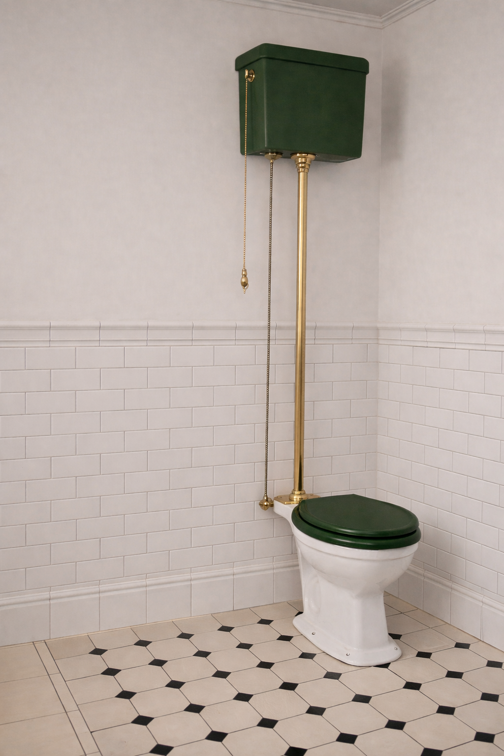 Sanitario vintage elevado