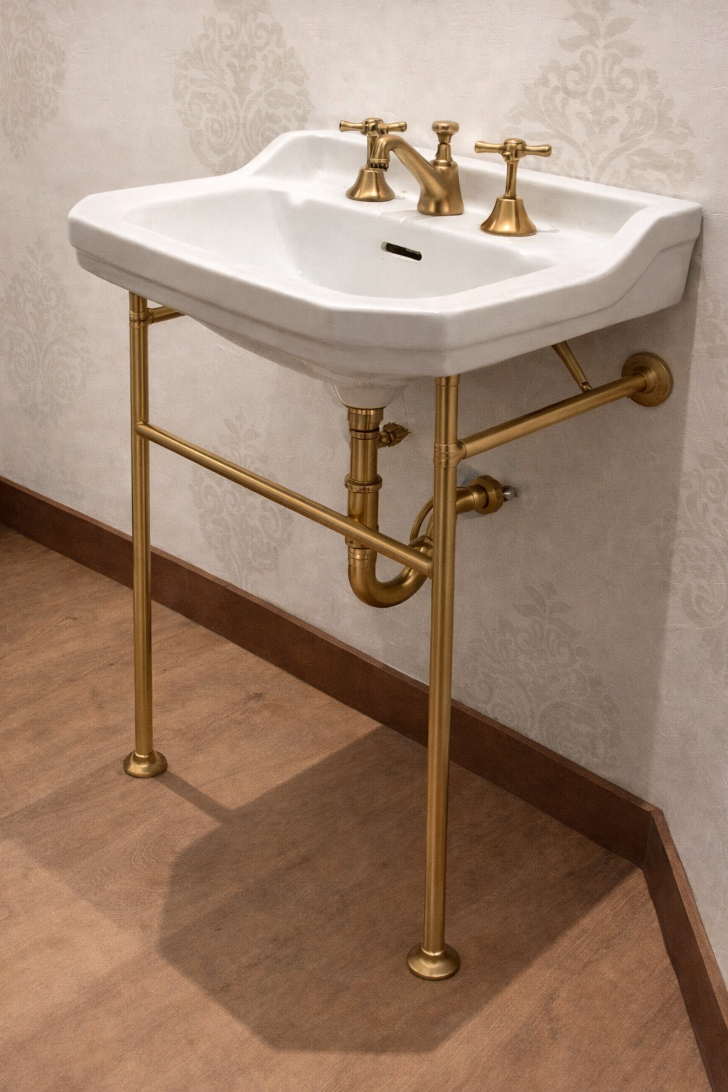 Porcelana con soporte cobre