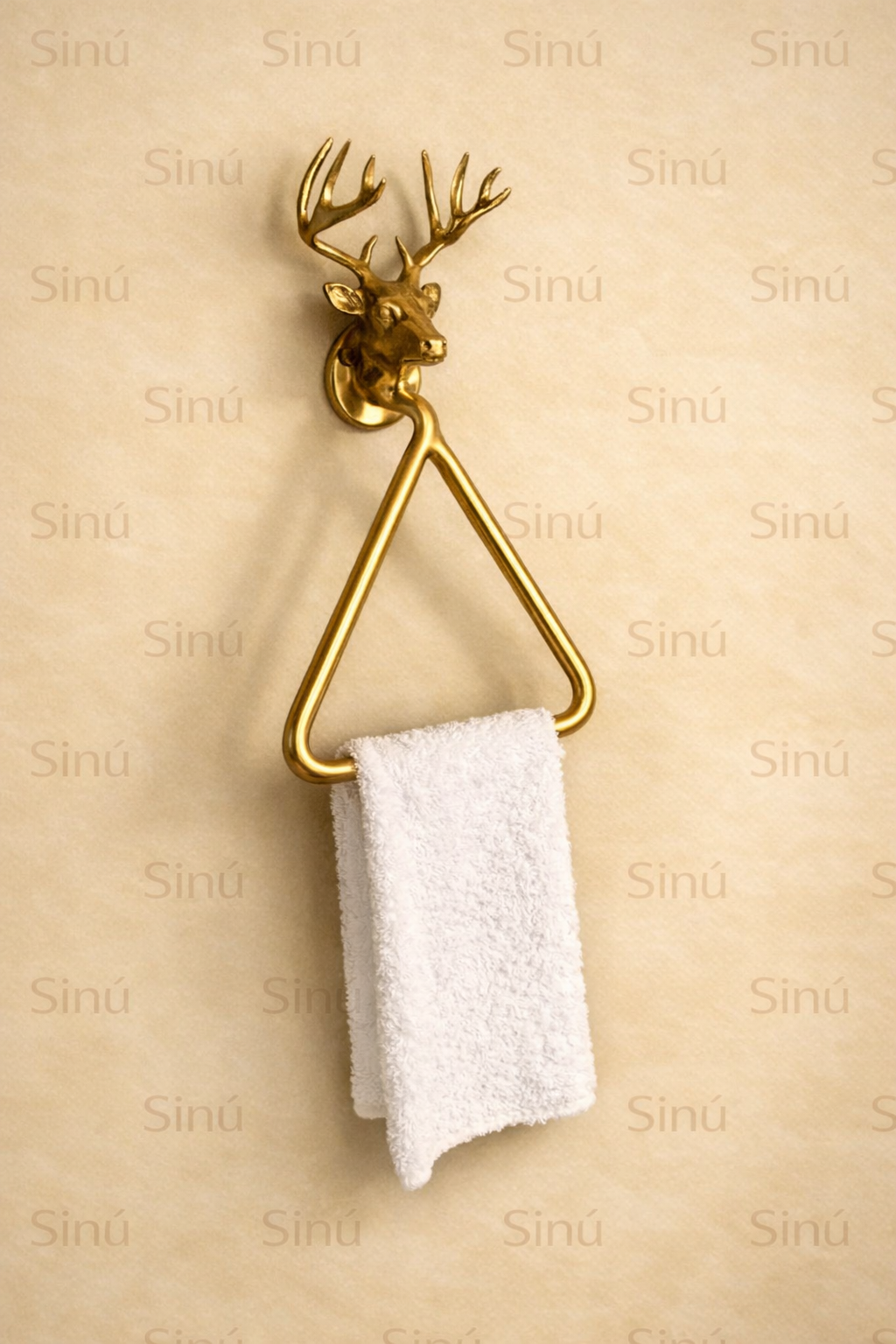 Aro para toalla en bronce