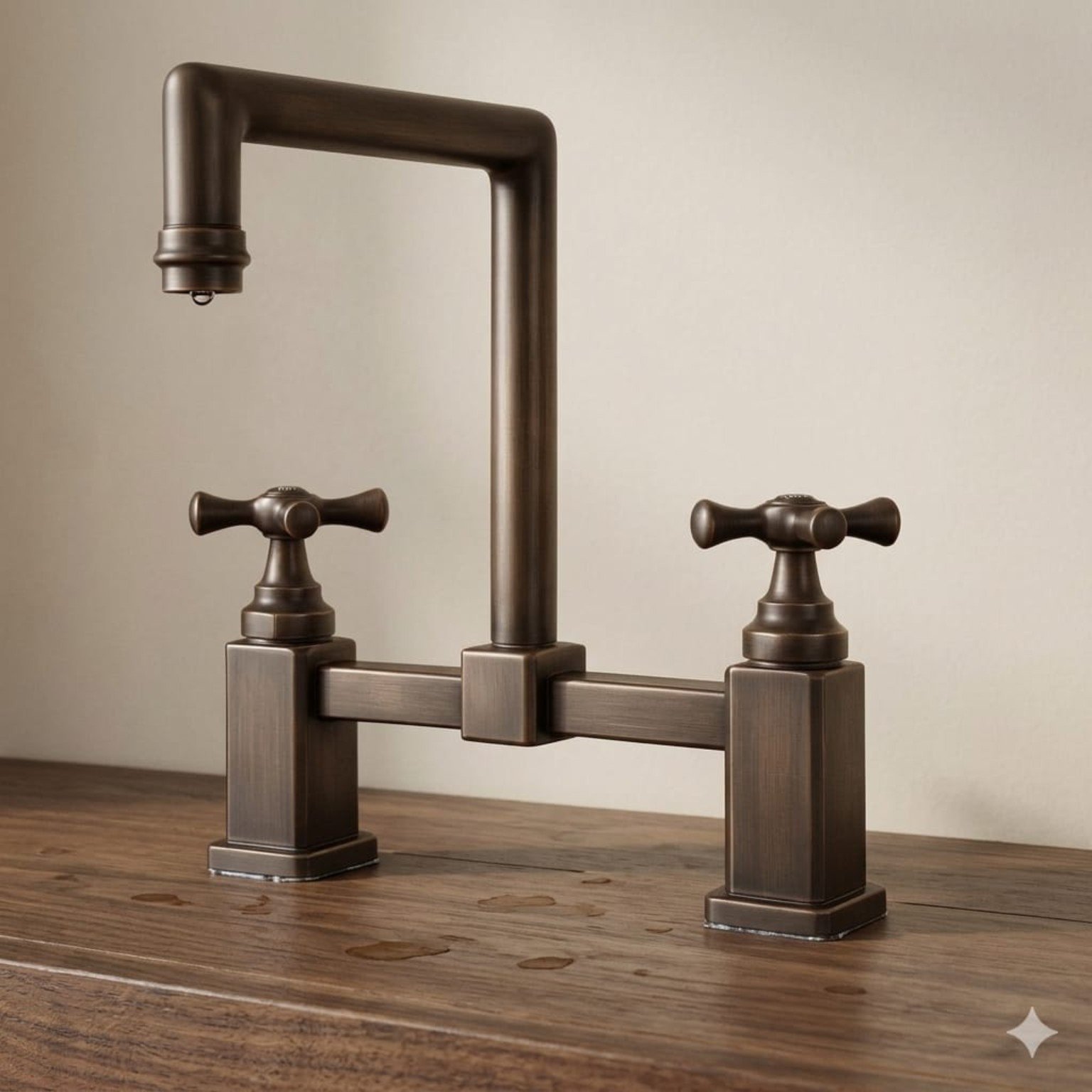 Mezclador 8 pulgadas industrial recto en bronce