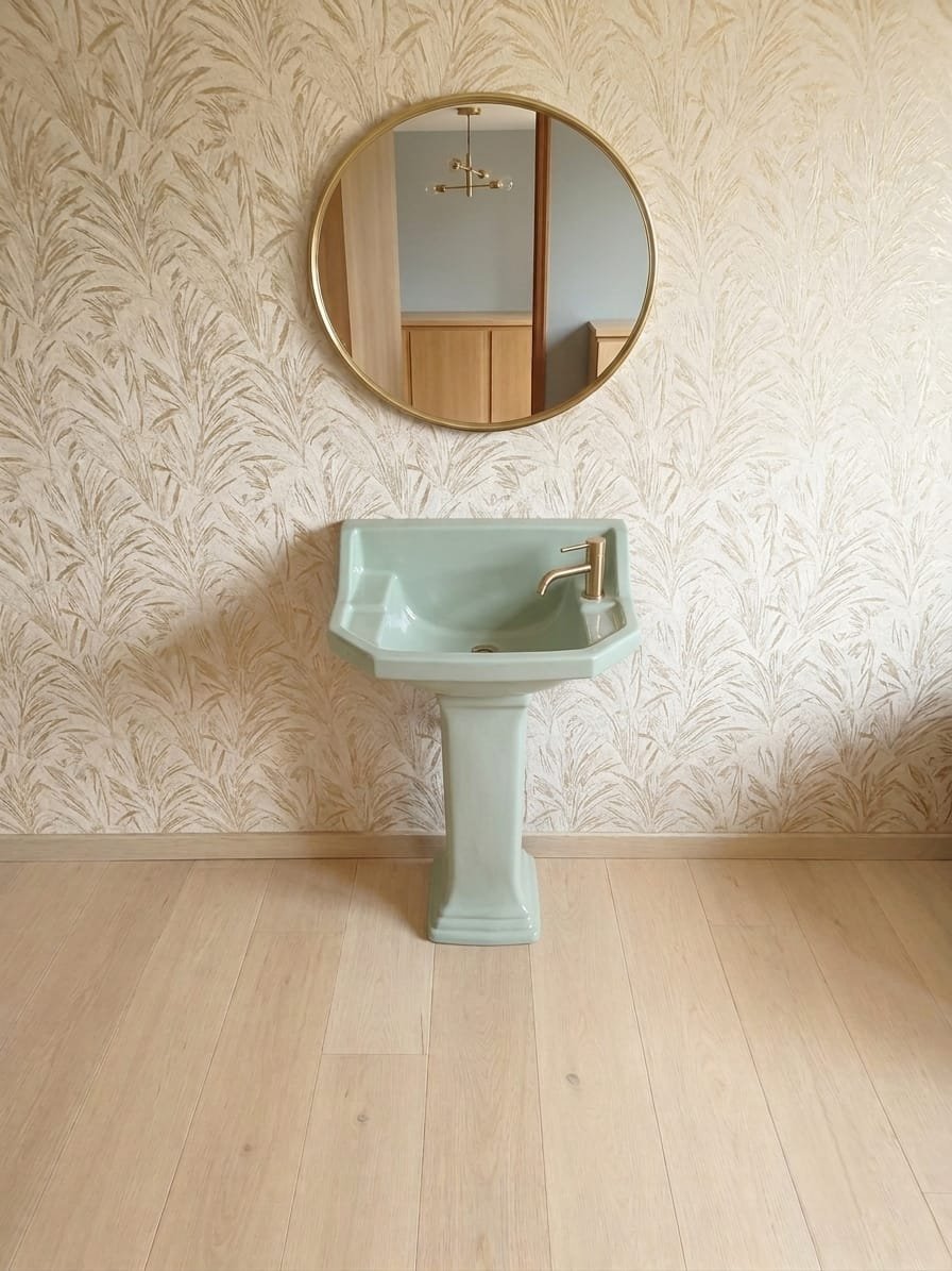 Lavamanos porcelana pedestal
