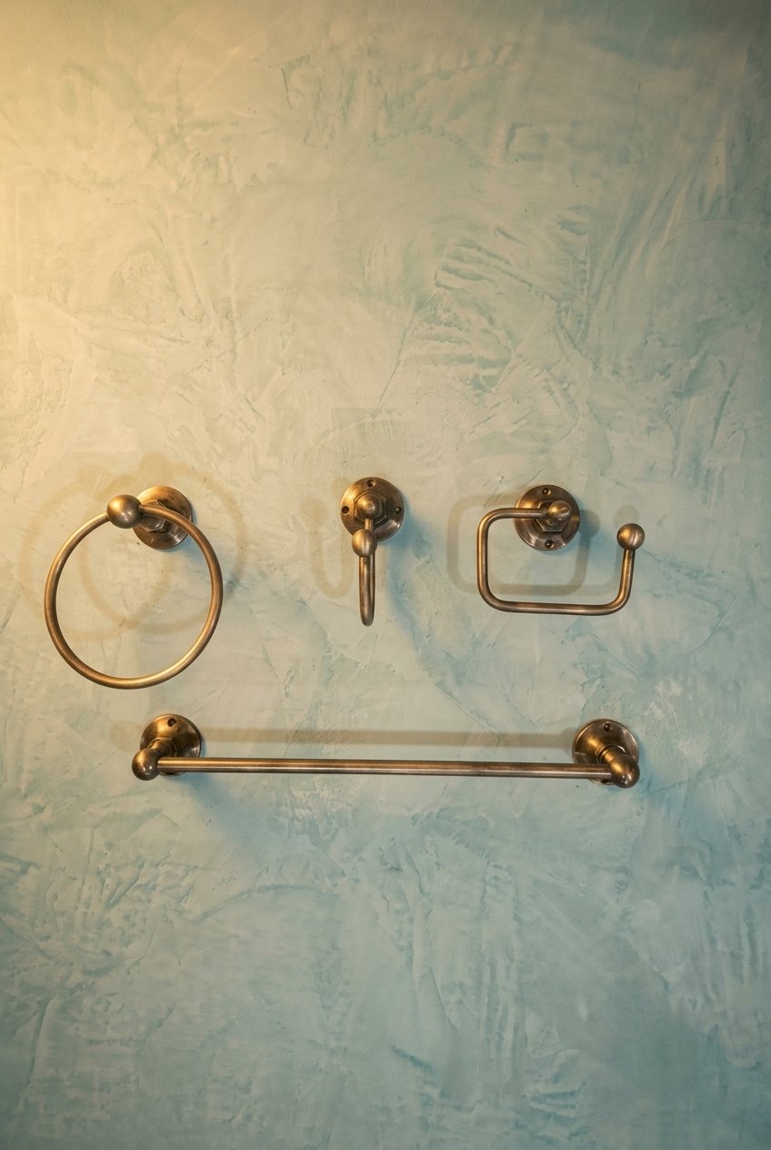 Accesorios de baño en bronce - Sinú Design