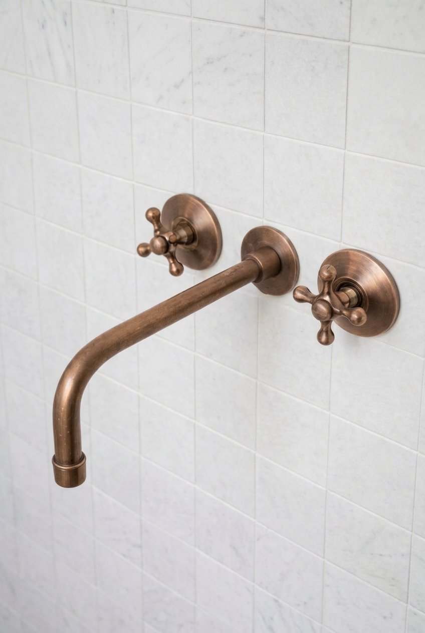 Mezclador 8 pulgadas para tina - pared